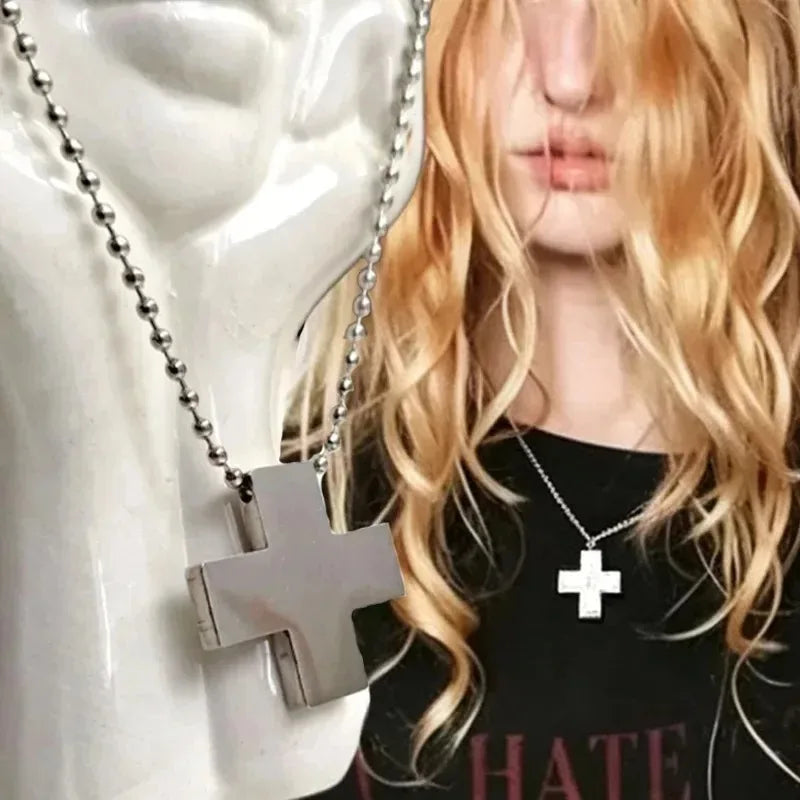 Silver Cross Necklace