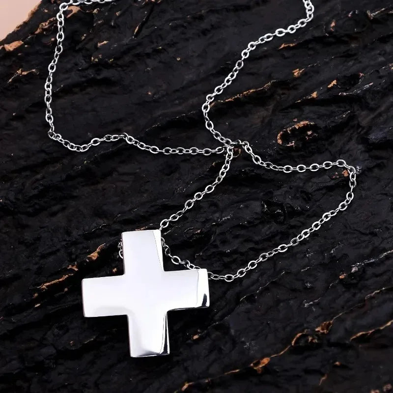 Silver Cross Necklace