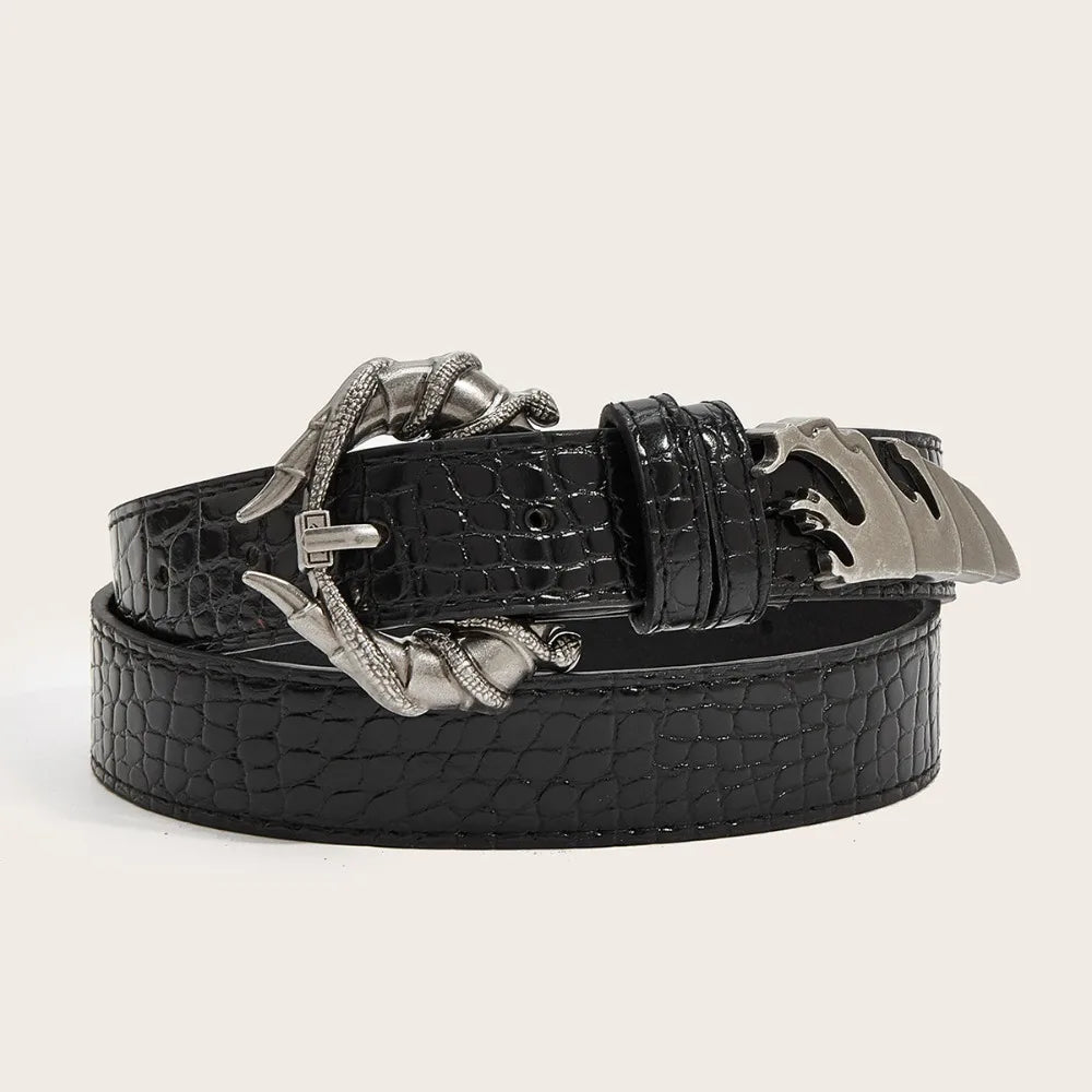 Crocodile Pattern Belt