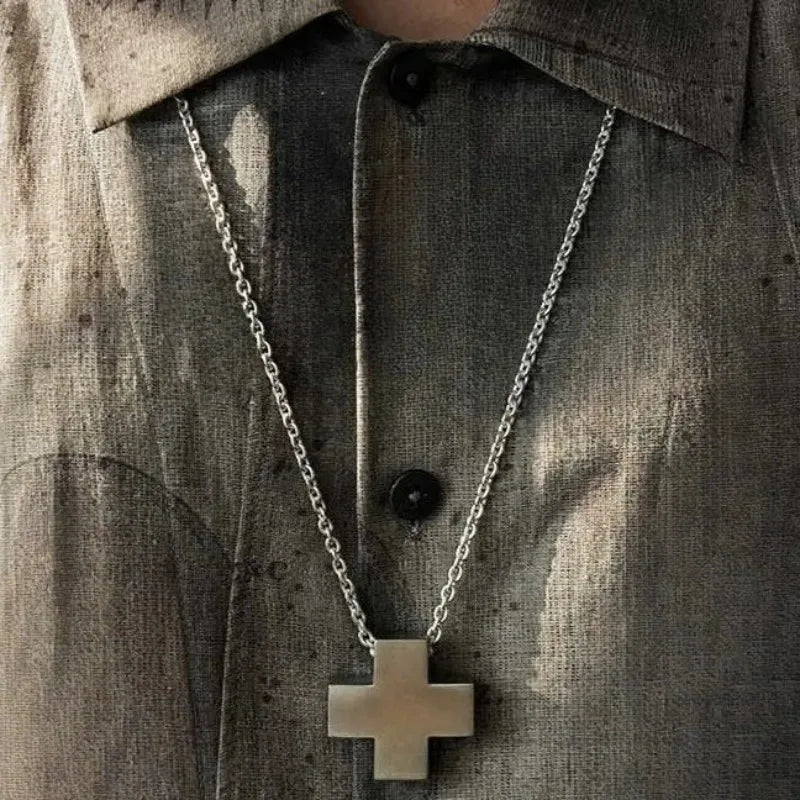 Silver Cross Necklace