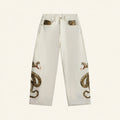 Python White Jeans