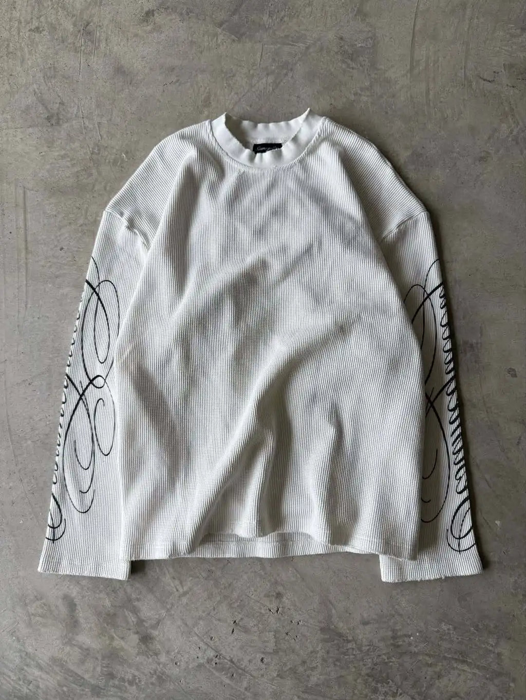 White Knit Long Sleeve