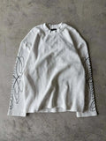 White Knit Long Sleeve