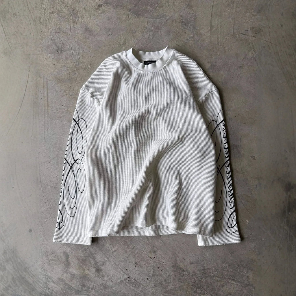 White Knit Long Sleeve