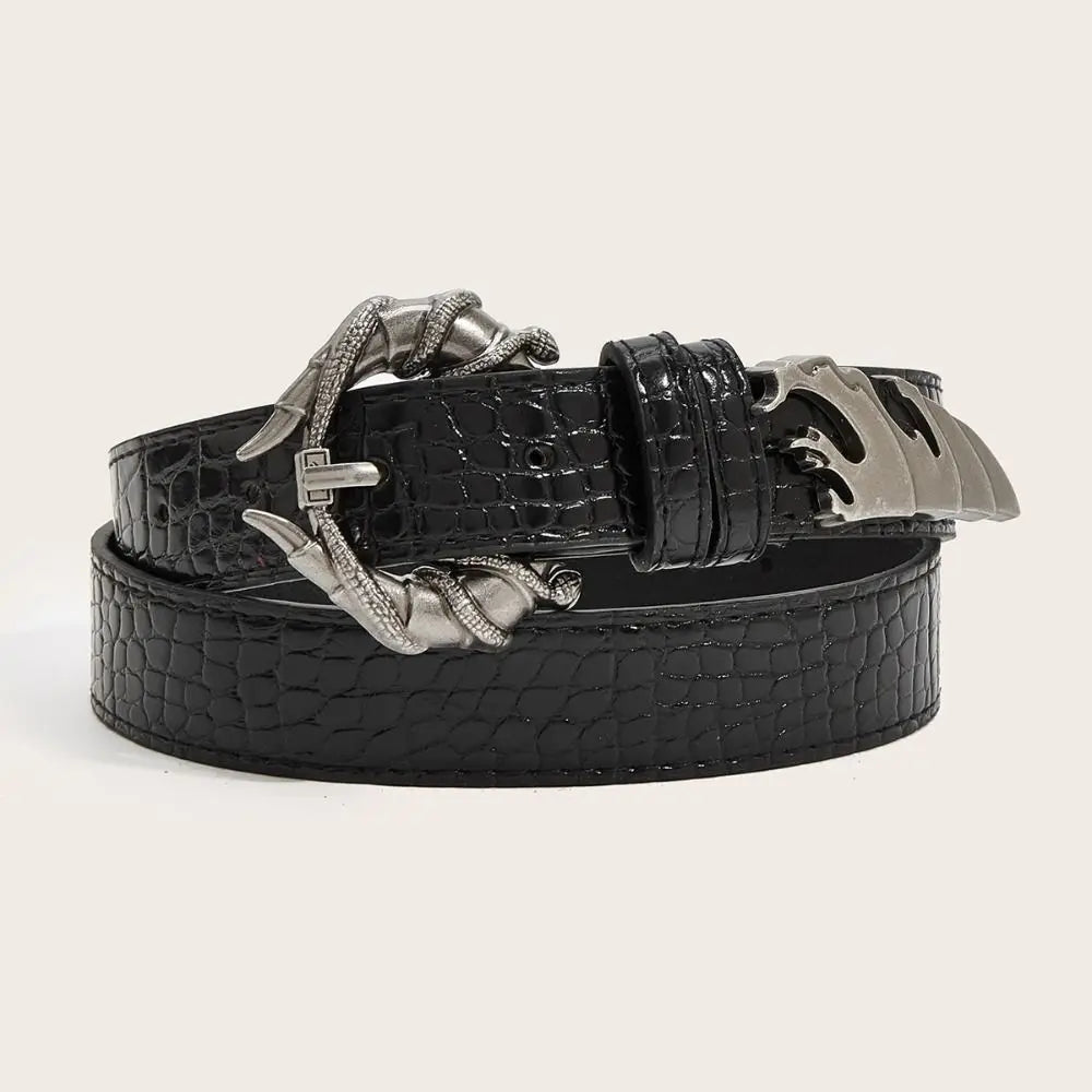 Crocodile Pattern Belt