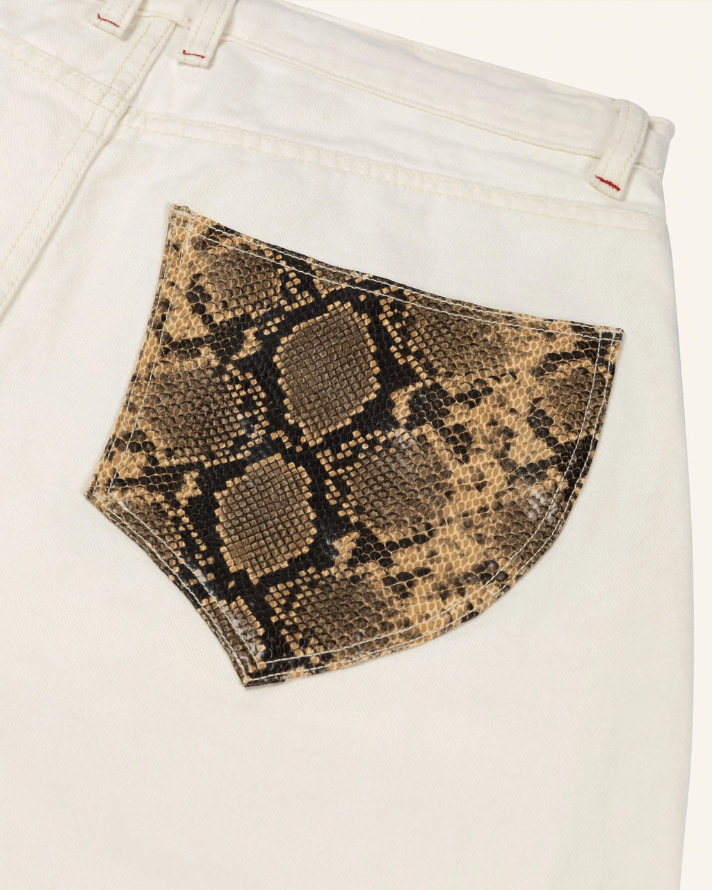 Python White Jeans