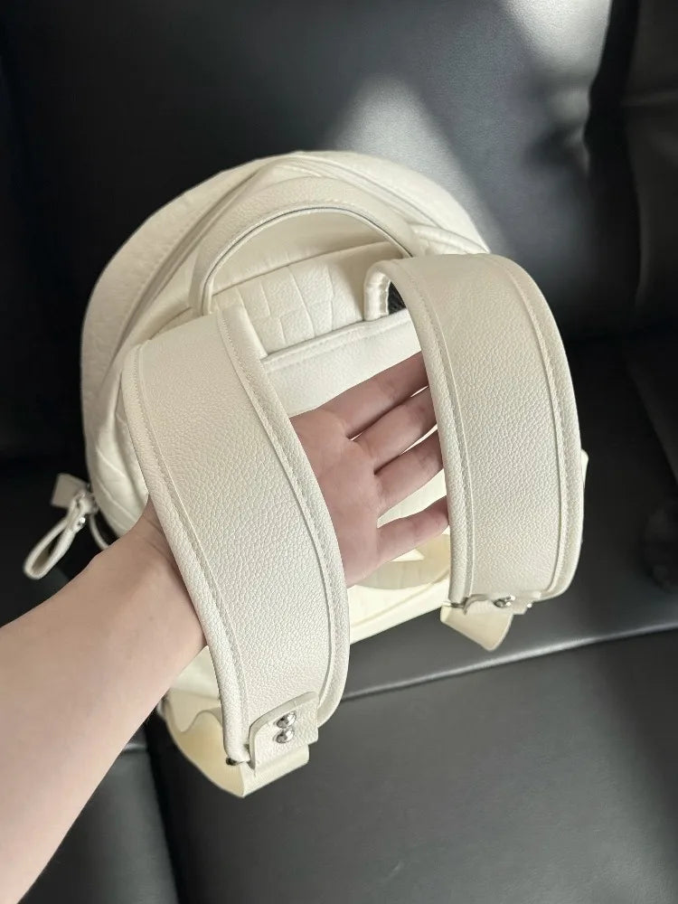 White Crocodile Backpack