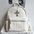 White Crocodile Backpack