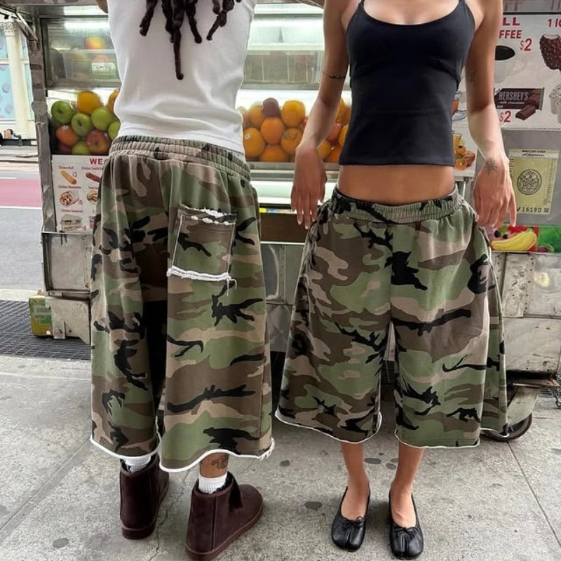 Camo Jorts