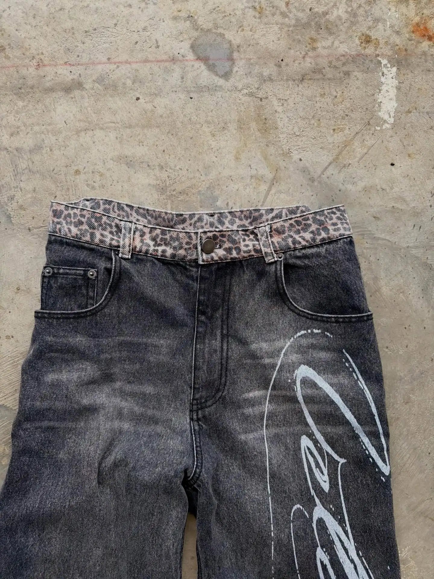 Leopard Denim